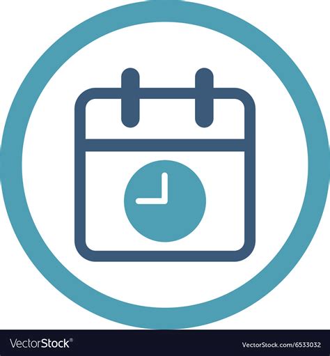 Date And Time Icon Royalty Free Vector Image Vectorstock