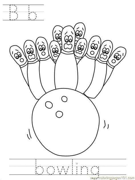 * * * * bowling pin coloring page. Bowling Coloring Pages - Kidsuki