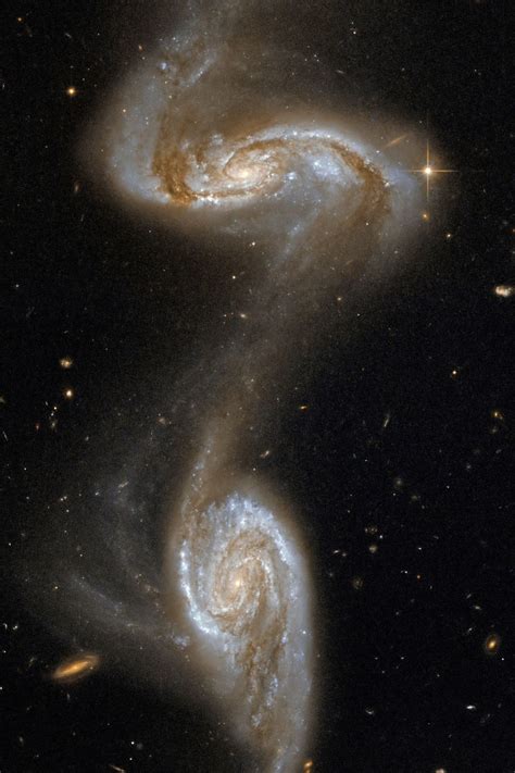 Galaxy Collision Hubble Space Hubble Space Telescope Galaxy Collision