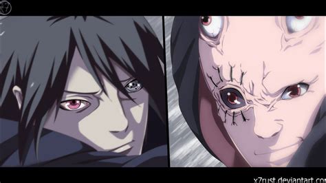 Sasuke Activates Tomoe Rinnegan Naruto Saves Sarada Naruto And Sasuke