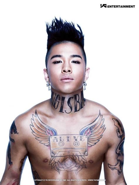 Tattoos Taeyang Me Likey Bigbang Alive Kpop Ringa Linga Gd And Top Artists And Models