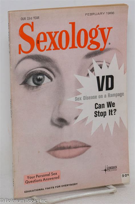 Sexology Educational Facts For Everybody Vol 32 7 February 1966 Vd Can We Stop It Hugo
