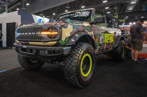 Ford Bronco Pickup Showcased At The Sema Show Editorial Image Image