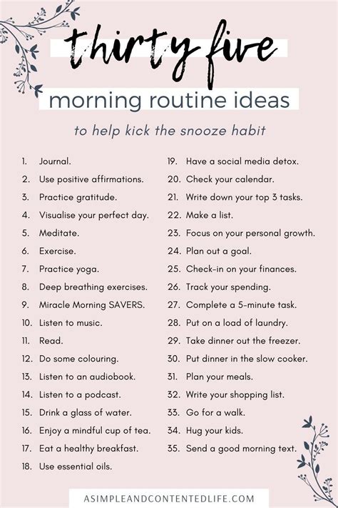 Awesome Morning Routine Ideas To Get Your Day Off To A Great Start