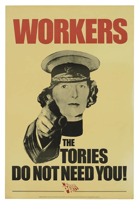 5 Labour Party And Socialist Anti Thatcher Posters 1980s Margaret Hilda Thatcher Baroness