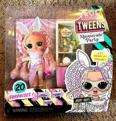 Lol Surprise Tweens Masquerade Party Jacki Hops Fashion Doll New Easter