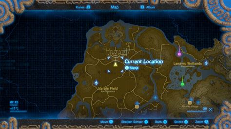 Breath Of The Wild Hyrule Castle Map