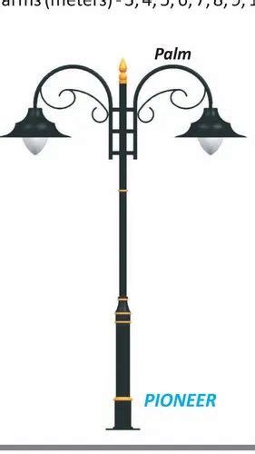 10 Feet Dual Arm Ss Dual Arm Street Light Pole At Rs 5000piece In