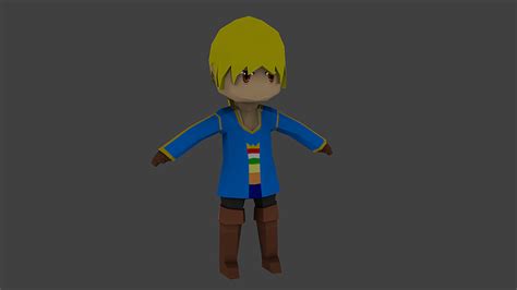 Low Poly Game Character Cg Cookie