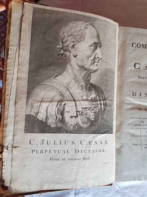 The Commentaries Of Caesar Translated Into English W Duncan 1753 First