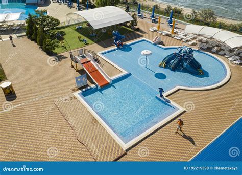 Aerial View Of Swimming Pool On Day Stock Photo Image Of Outdoors
