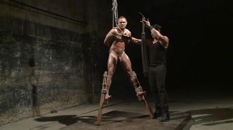 Brock Avery Abel Archer In Gagged Guy Endures Bdsm Teasing And