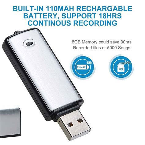Mini GB USB Disk Pen Flash Drive Digital Audio Voice Recorder Recording Hot EBay