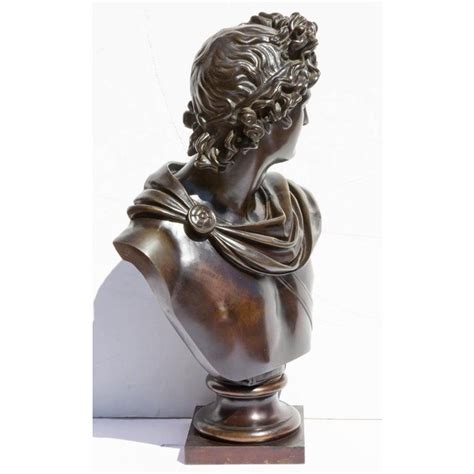 19th Century Bronze Bust Of Apollo Belvedere Grand Tour Sculpture
