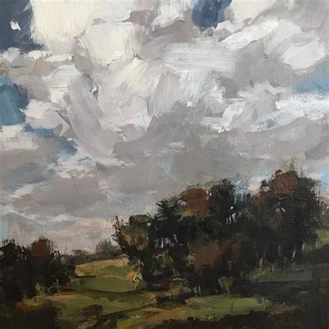 Daily Paintworks Crowded Sky Original Fine Art For Sale