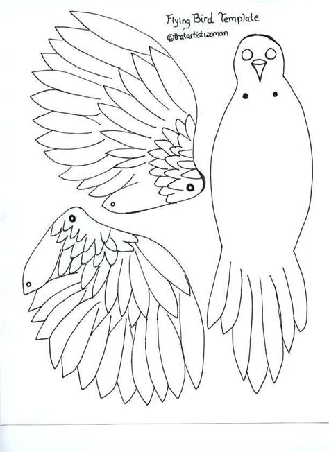 Image Result For Split Pin Articulated Birds Bird Template Paper