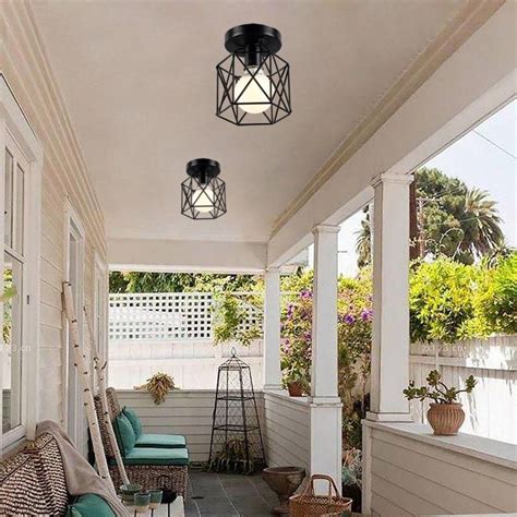 Check out our ceiling fixtures selection for the very best in unique or custom, handmade pieces from our chandeliers & pendant lights shops. E27 5w Vintage Ceiling Lights Iron Black Ceiling Lamp Retro Cage Light Kitchen Fixtures Home ...