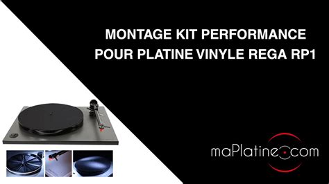 Montage Du Kit Performance Pour Platine Vinyle Rega Rp1 Youtube