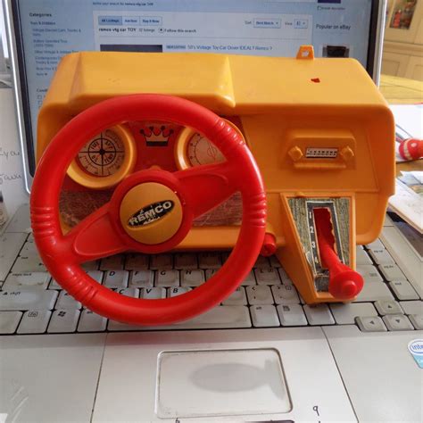 See current value on brickeconomy.com. Vtg USA Baby Toy Remco Sports car Dashboard 1950 yellow ...