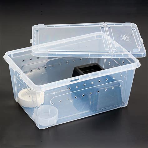 Buy Breeding Box Reptile Turtle Enclosure Plastic Storage Case Feeding Hatching Container