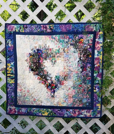 Wall Hanging Quilt Pattern Here Is My Heart Etsy Canada