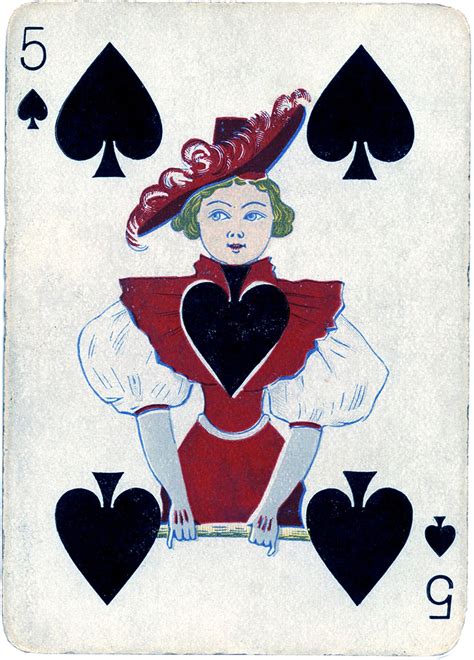 12 Vintage Playing Card Images The Graphics Fairy