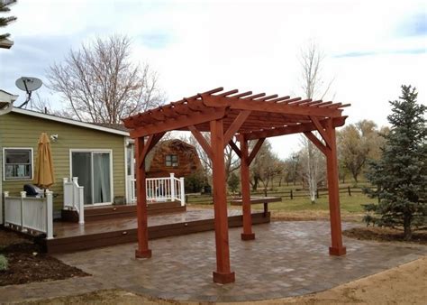 It's possible to move to silo from here. Stand Alone Wood Pergola over Patio | Wood pergola ...