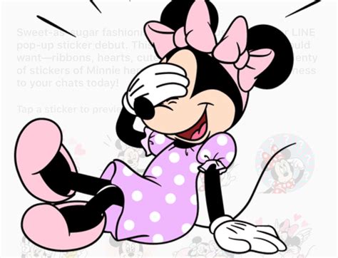 Minnie Mouse Playing A Little Peek A Boo While In Her Pajamas Minnie