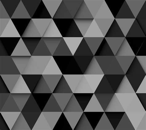 Fondo De Pantalla Con Triangulos Black Design Wallpaper Geometric