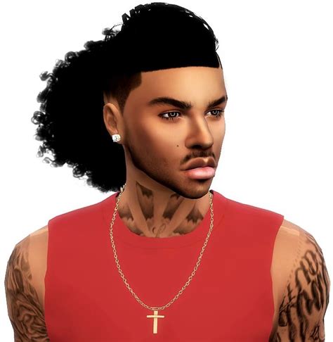 Male Curlypony By Xxblacksims Cabelo Sims Cabelo Masculino