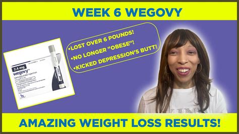 Ozempic Wegovy Semaglutide Weight Loss Journey Update Week 6 Rapid