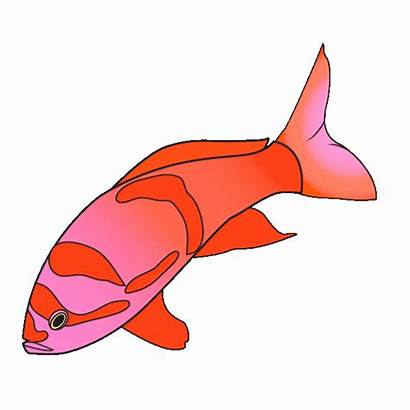 Water Fish Clipart Animated Sticker Under Transparent