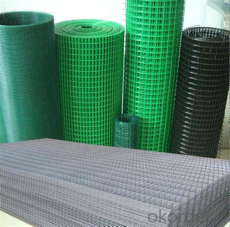 Pvc Coated Welded Wire Mesh With Customised Size And Colours Real Time