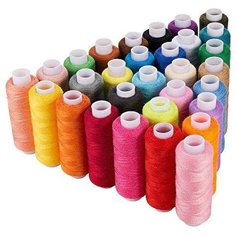 Sewing Thread 30 Colors 250 Yards Polyester Each Spools Machine