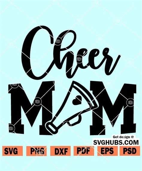 Cheer Mom SVG, Mom life SVG, Cheerleader Mom SVG, Cheer SVG | Svg Hubs