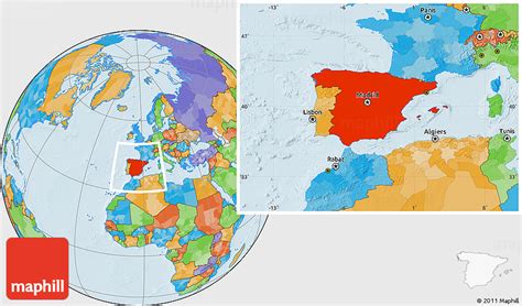 27 Where Is Spain Located On The World Map Maps Database Source