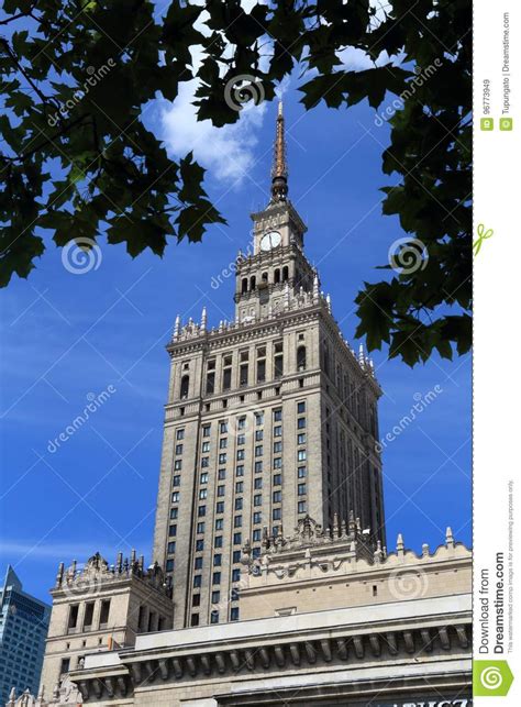 Warsaw Landmark Editorial Stock Image Image Of Destination 96773949