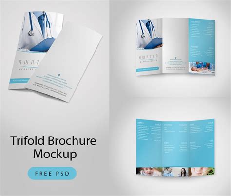 3,000+ vectors, stock photos & psd files. Trifold Brochure Mockup Free PSD | Download Mockup