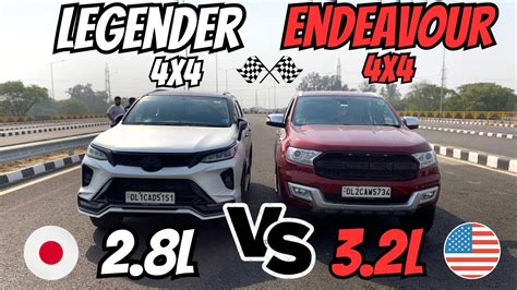 Legender VS Endeavour 2 8L VS 3 2L 4X4 Most Demanding Drag Race