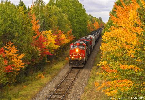 Railpicturesca Matt Landry Photo Cn 2640 Leads Train 406 As They