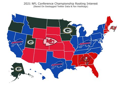 Map Shows Which Nfl Team Each State In America Is Rooting For In The