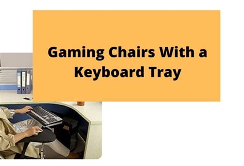 Multifunctoinal full motion chair clamping keyboard support laptop holder mouse pad for compfortable office and game. How to Create a Gaming Chair With a Keyboard Tray