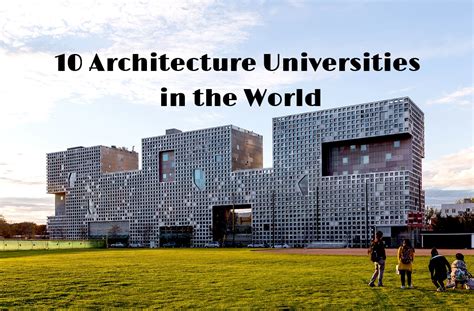 Best Universities For Landscape Architecture In The World Architecture
