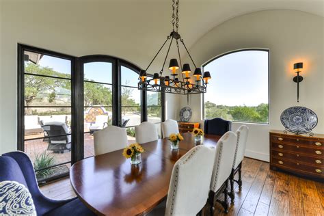Dining Room Santa Barbara Elegance In The Texas Hill Country View