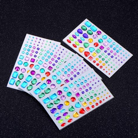 30xself Adhesive Rhinestone Sticker Bling Craft Jewels Crystal Gem