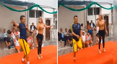 tiktok viral hombre apoya a cantante ante falta de bailarines y saca los ‘pasos prohibidos en