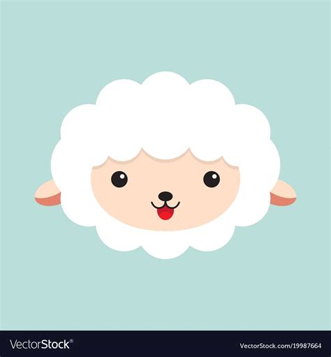 Sheep Cartoon Cute Cartoon Diy Eid Decorations Sheep Drawing Eid