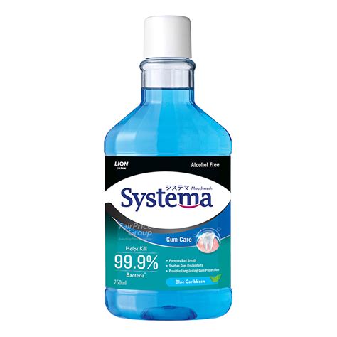 Systema Gum Care Mouthwash Blue Caribbean Ntuc Fairprice