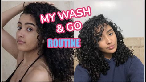 My Wash And Go Routine Natural Hair Defined Bouncy Curls Jaylee