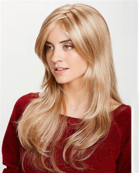Long Layered Blonde Synthetic Hair Wigs